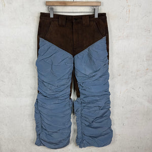 Aris Tatalovich Nylon Canvas Sample Scruffled Pants