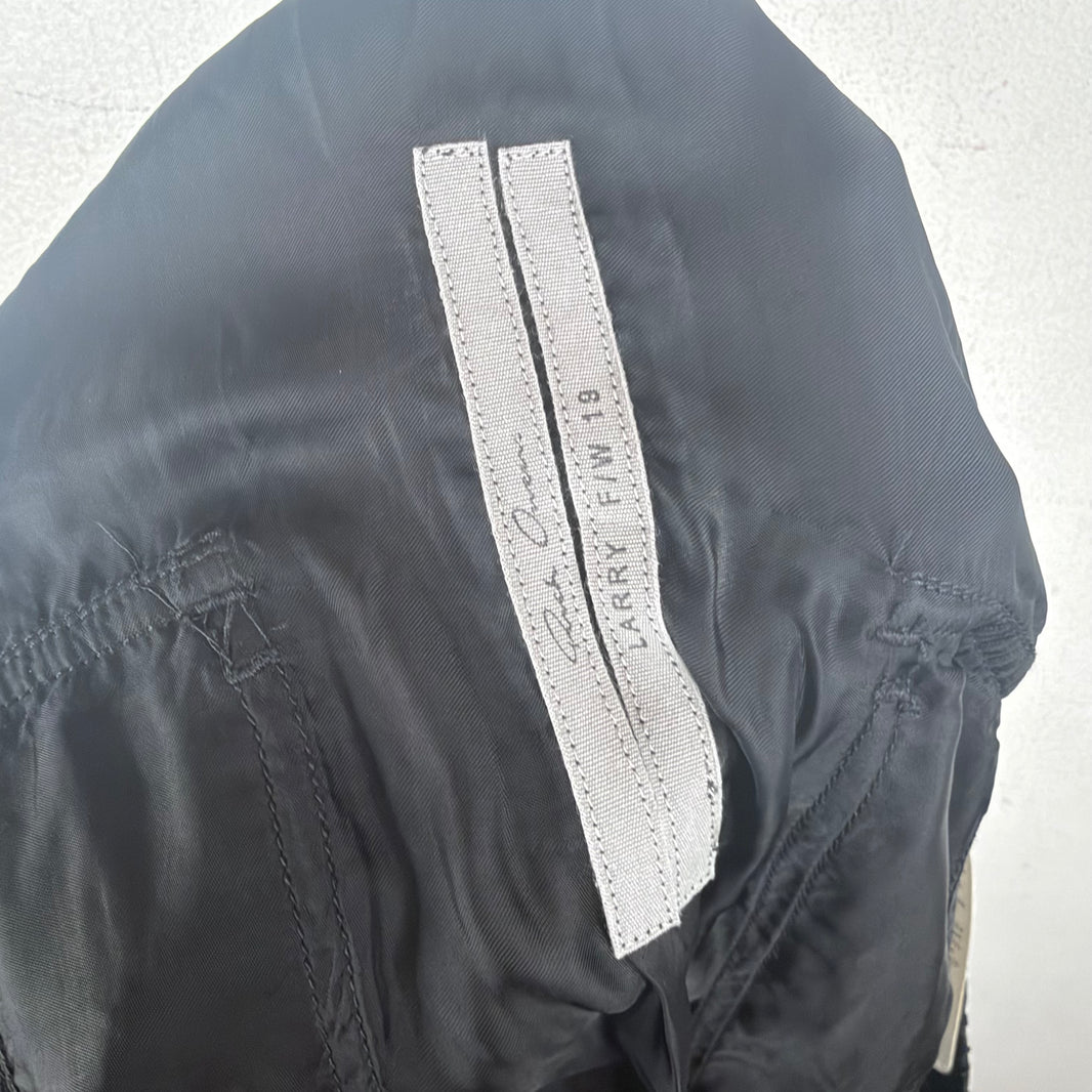 Rick Owens Cupro Long Drawstring Pants
