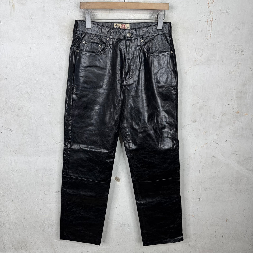Stussy Leather New Classic Jeans