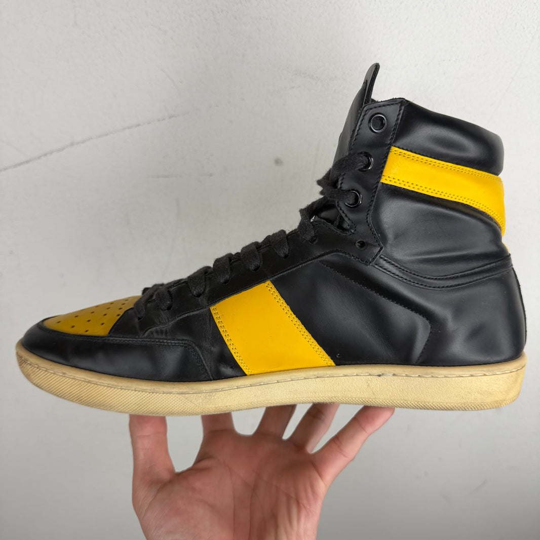 Saint Laurent Yellow/Black SL-10H Sneakers