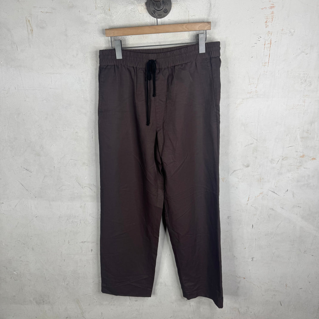 Dries Van Noten Brown Drawstring Pants