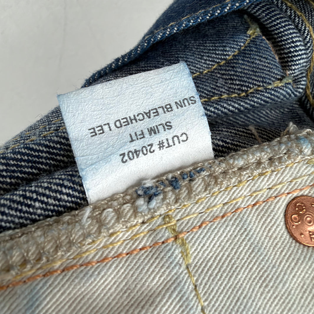 RRL Contrast Stitch Slim-Cut Jeans