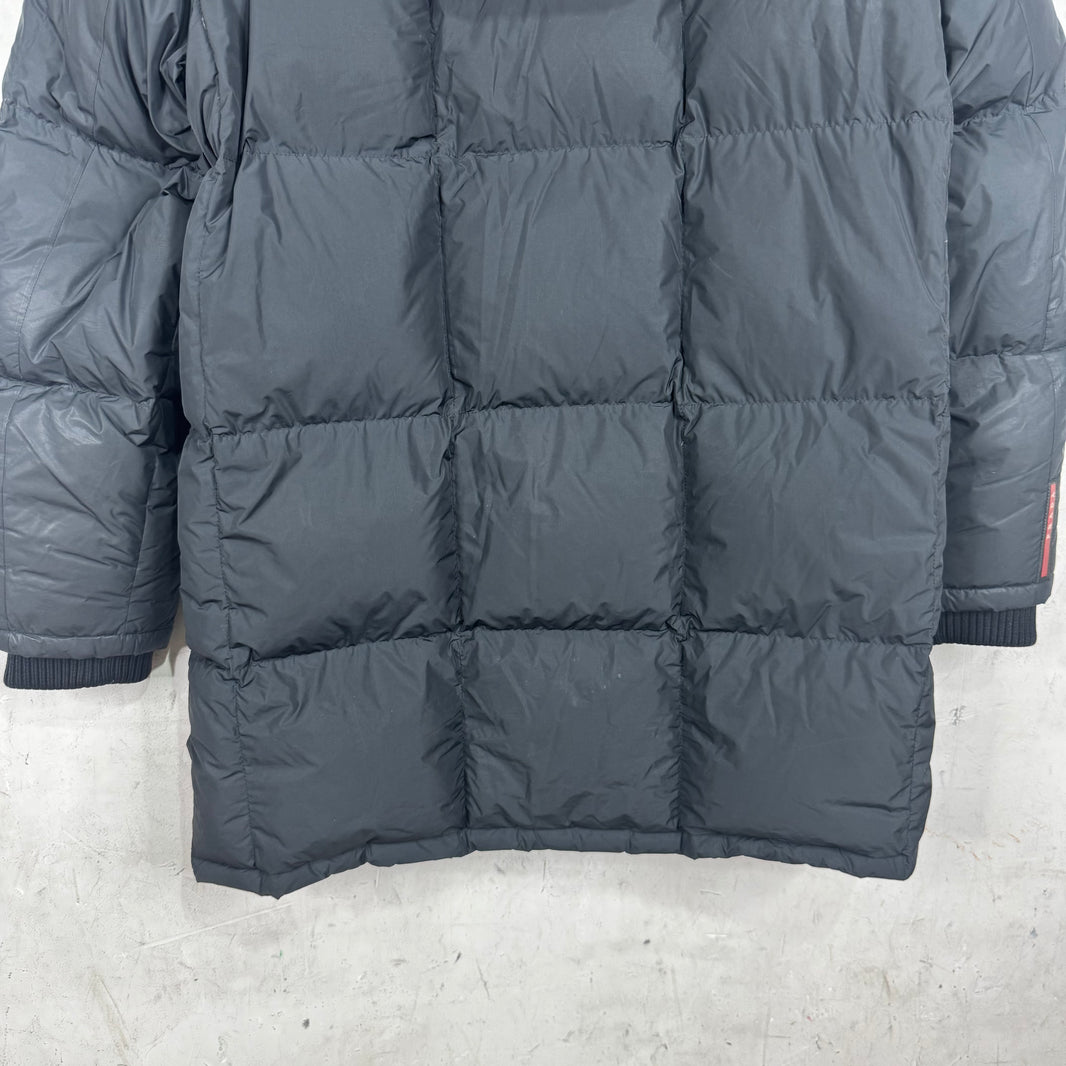 Prada Long Padded Nylon Jacket