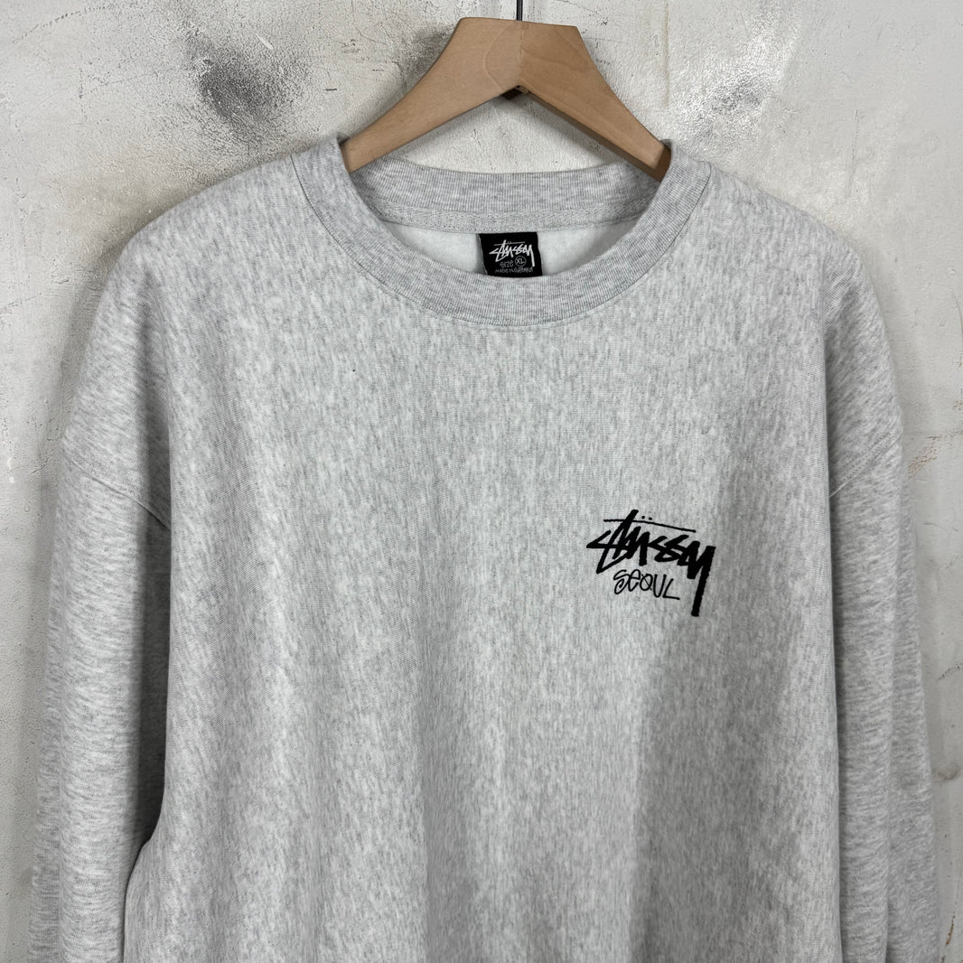 Stussy Seoul Logo Crewneck
