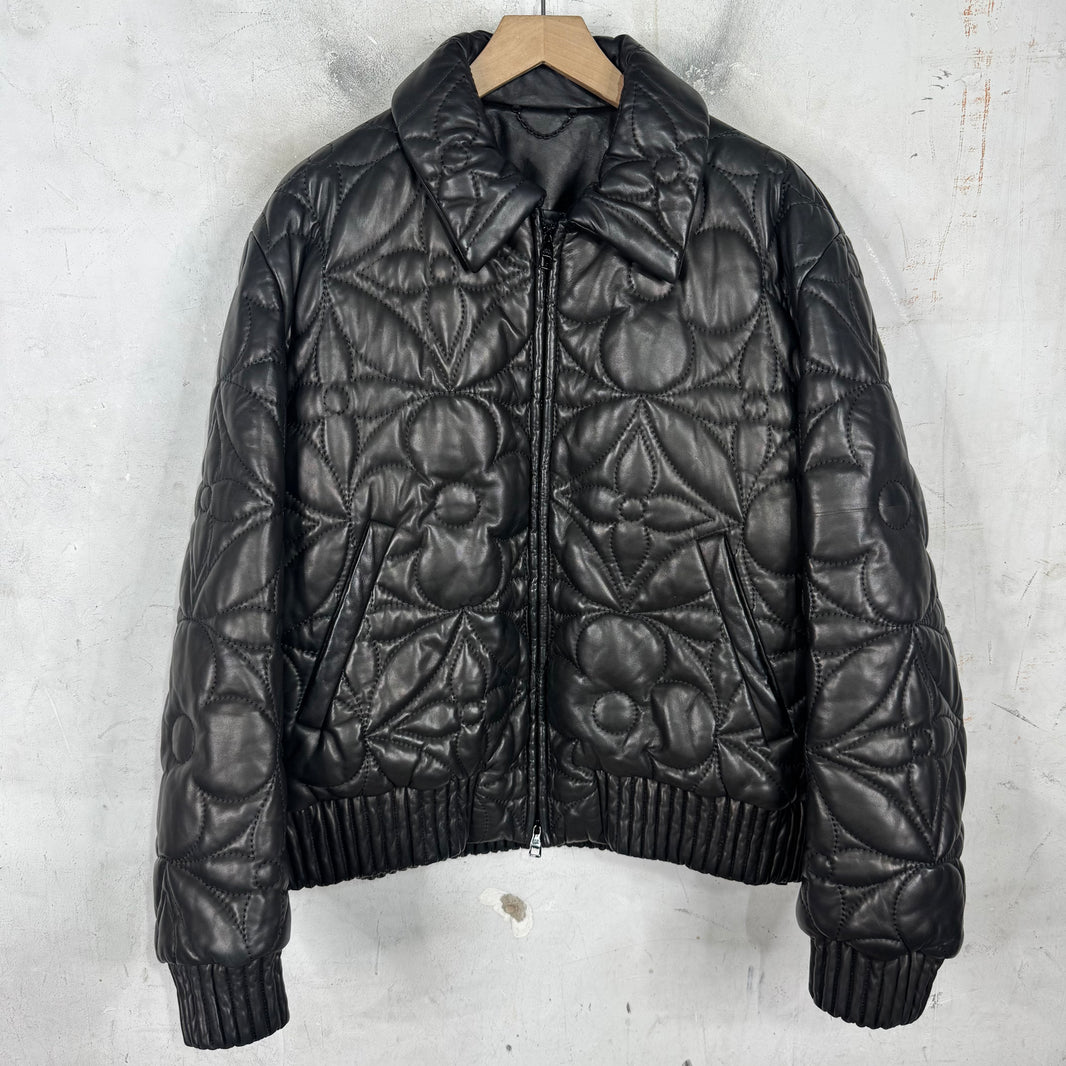 Louis Vuitton Plus Monogram Leather Jacket