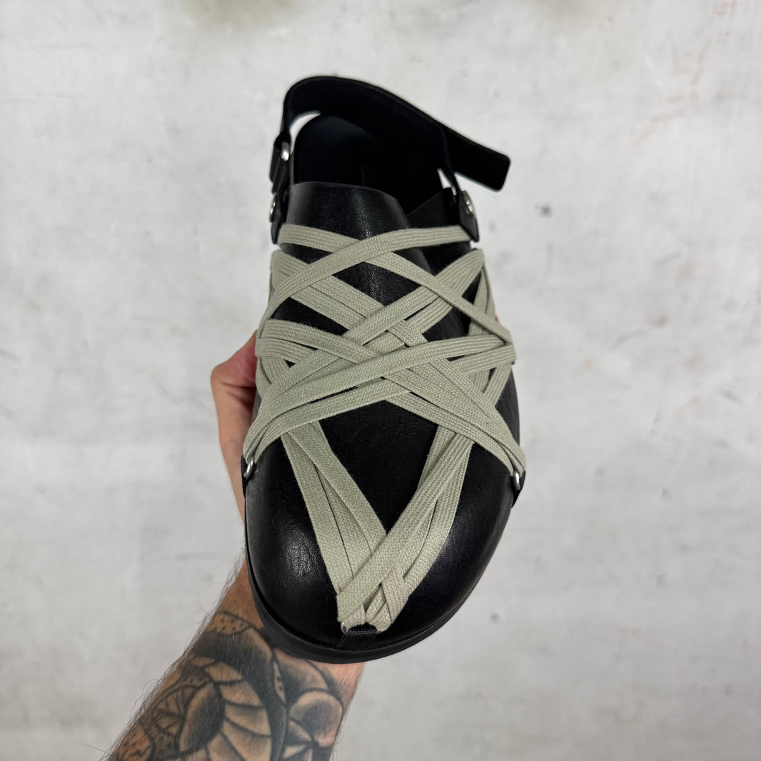 Rick Owens Overlaced Granola Mules