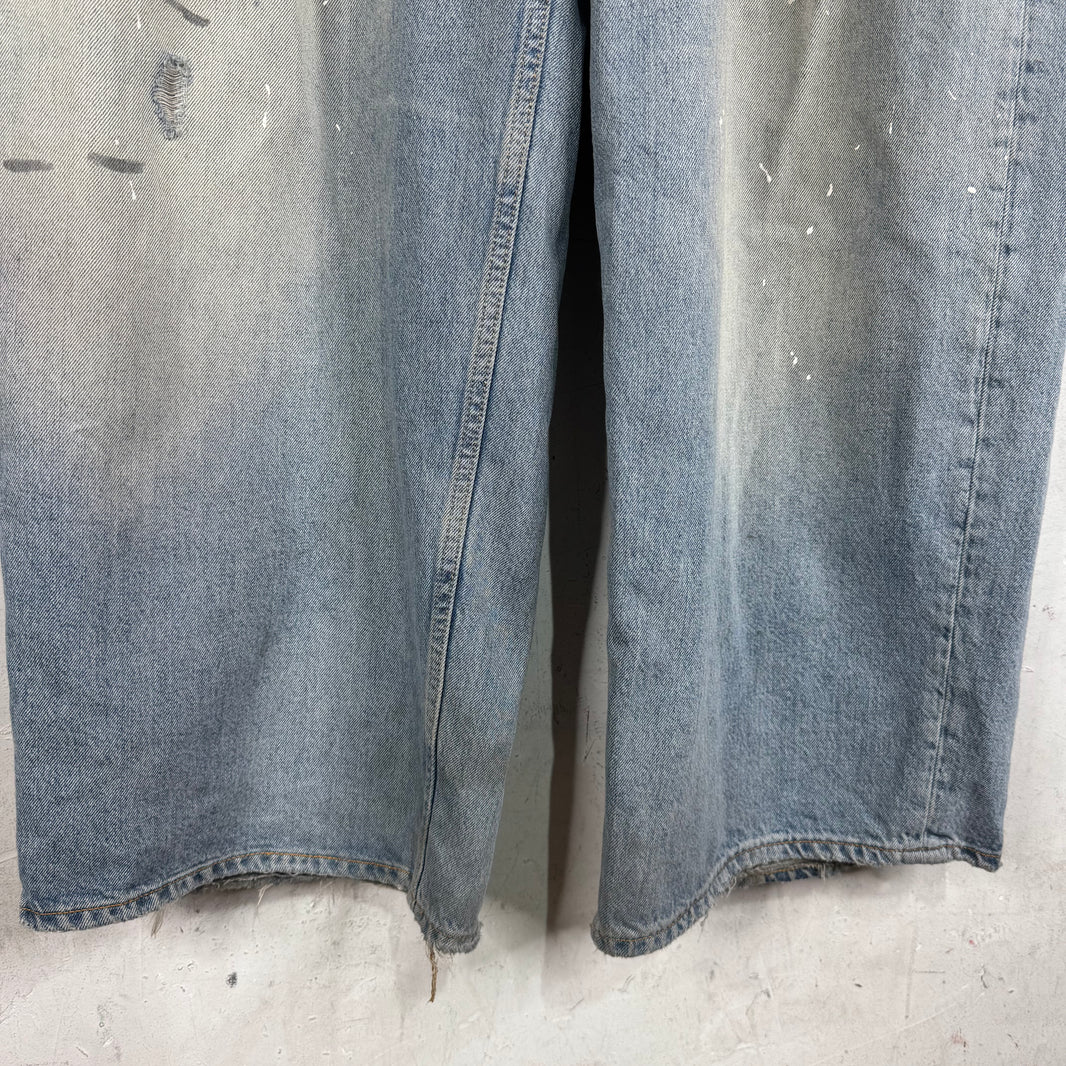 Acne Studios Wide Leg Painter Jeans