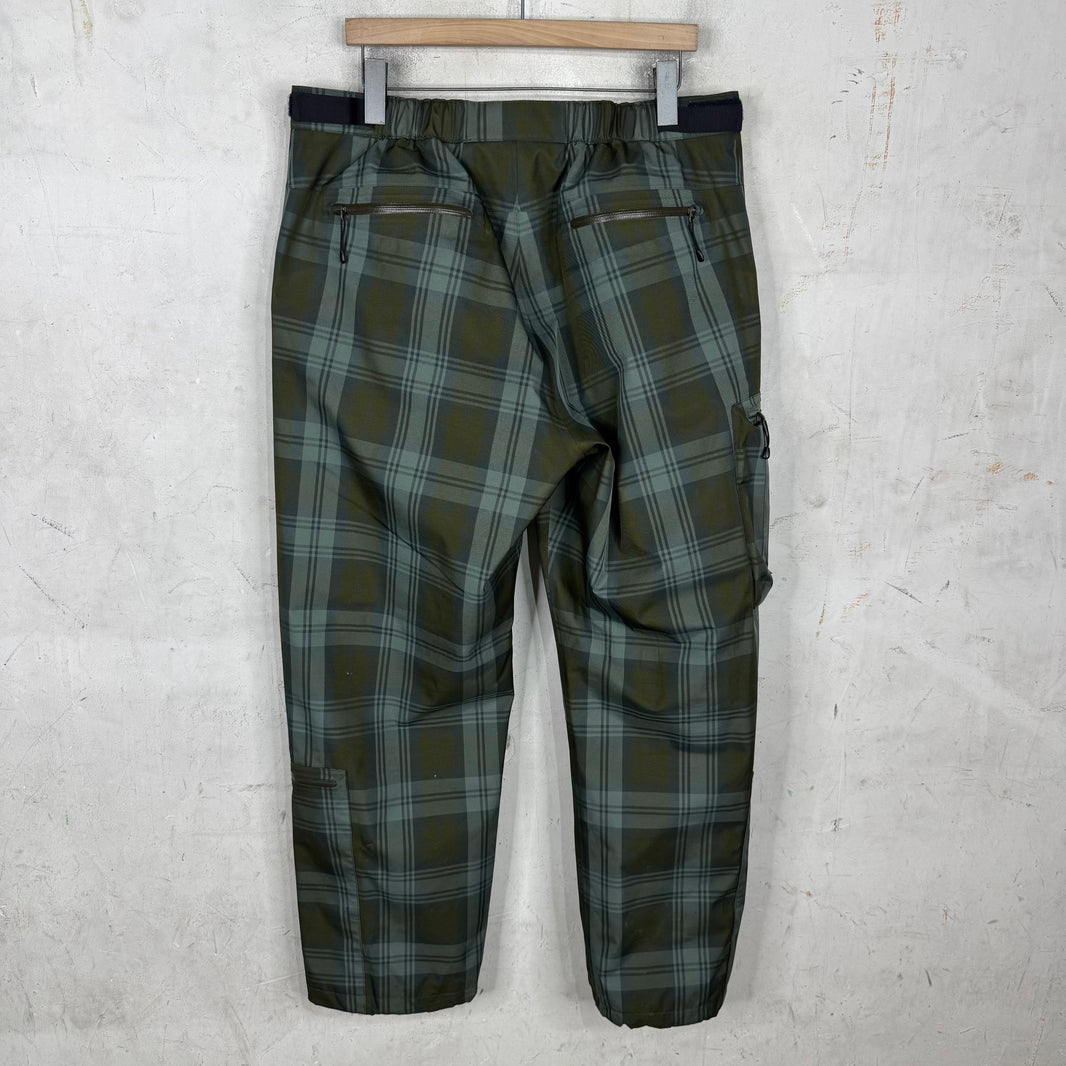 Supreme Green Plaid Gore-tex Pants