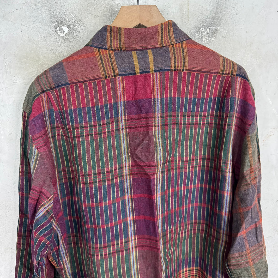 Ralph Lauren Plaid Linen Shirt
