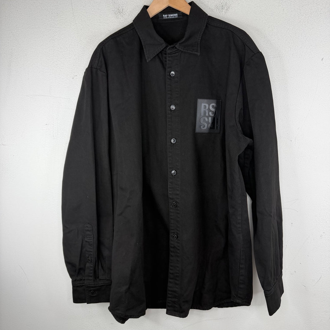 Raf Simons RS Black Denim Overshirt