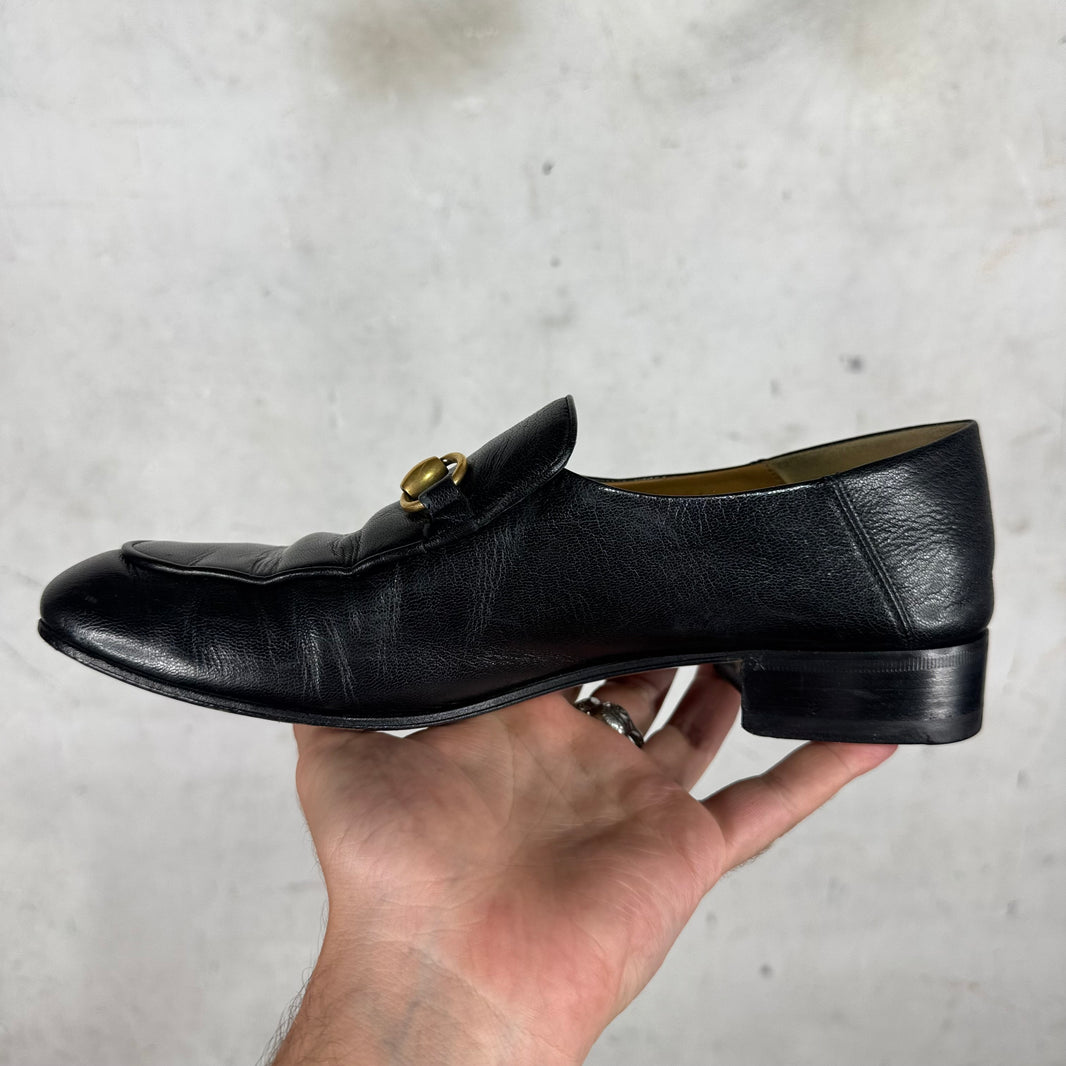 Gucci Heeled Horsebit Loafer