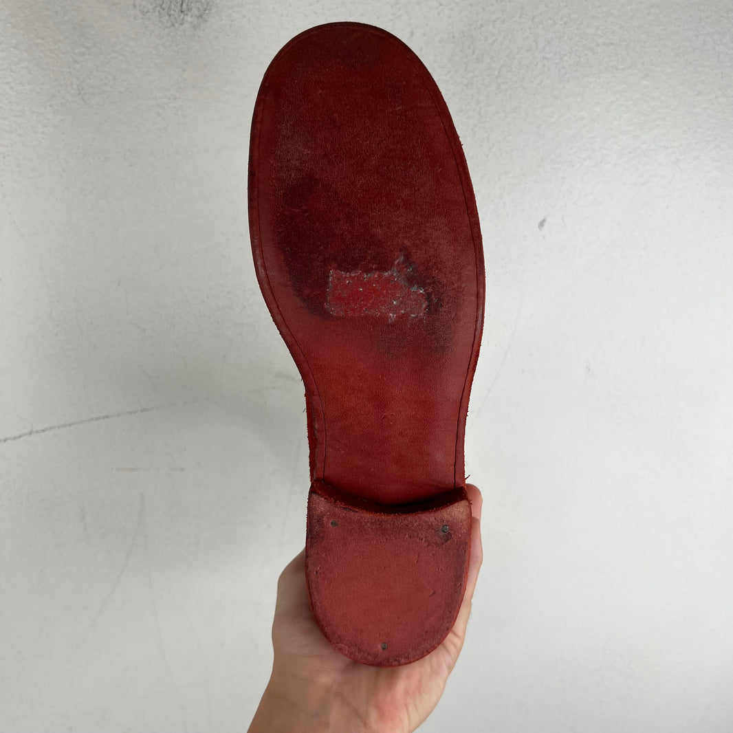 Guidi 986 Red Suede Boots