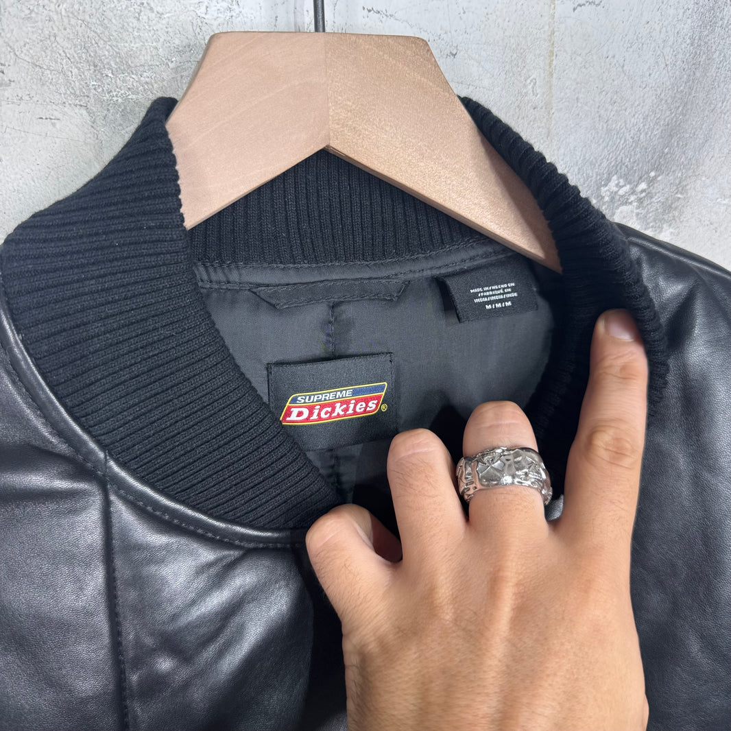 Supreme x Dickies Leather Padded Vest