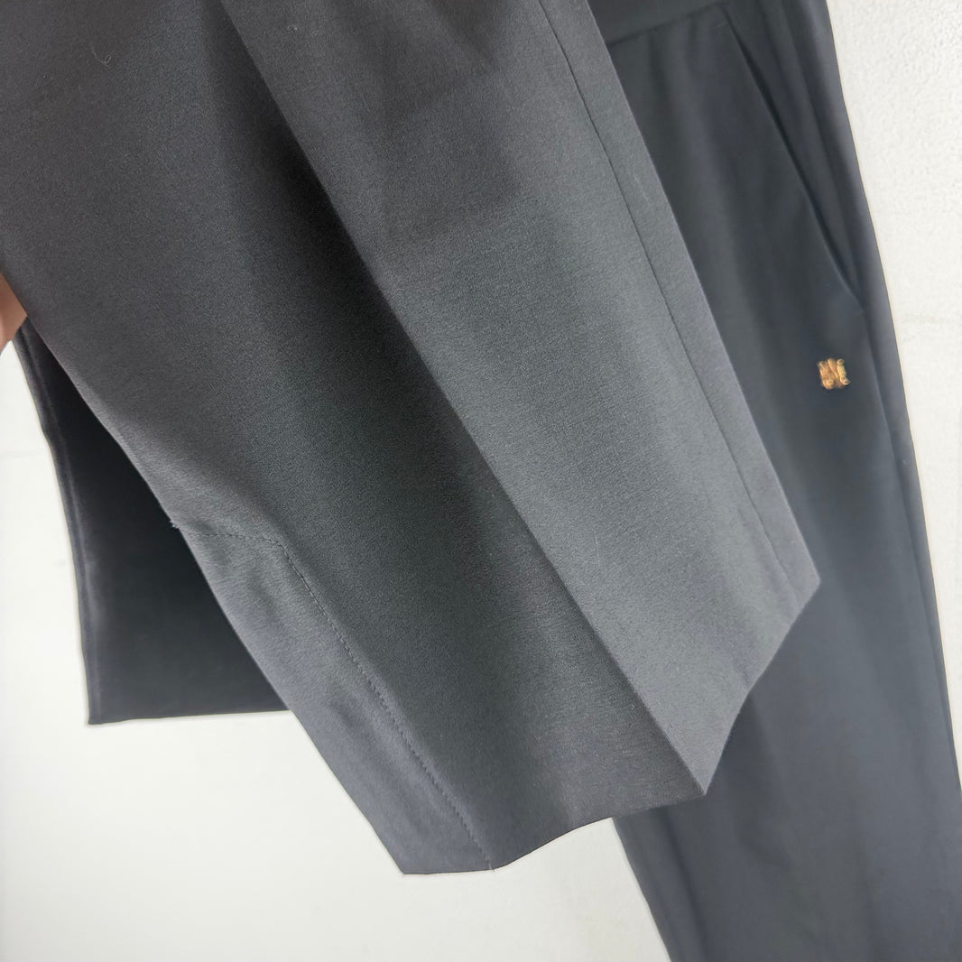 Amiri Gold Logo Dress Pants