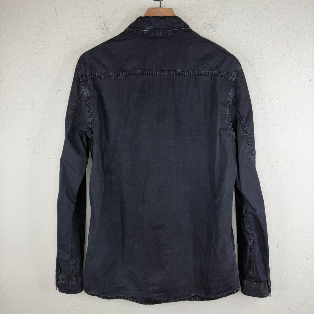 Stone Island Navy Cargo Zip Jacket