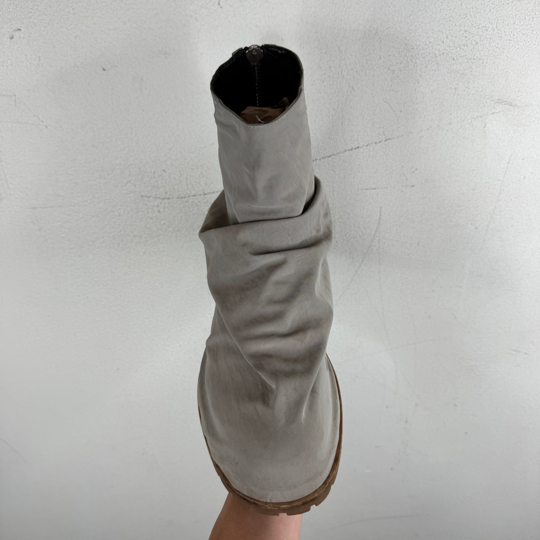 424 Gray Marathon Boots