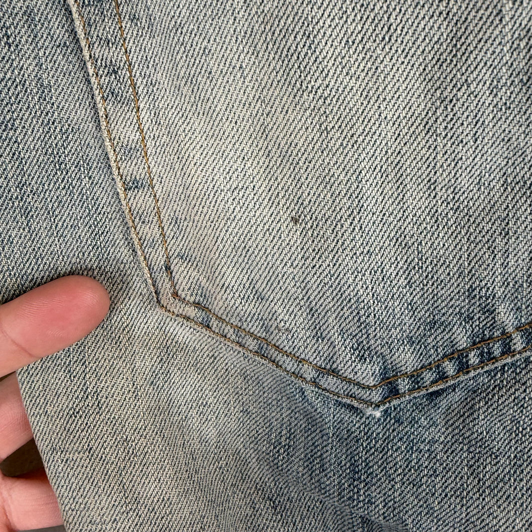 Saint Laurent Selvedge D10 Distressed Jeans