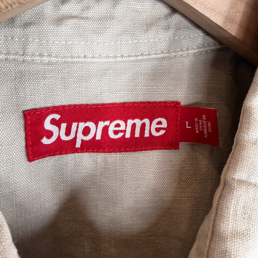 Supreme White Chore Jacket