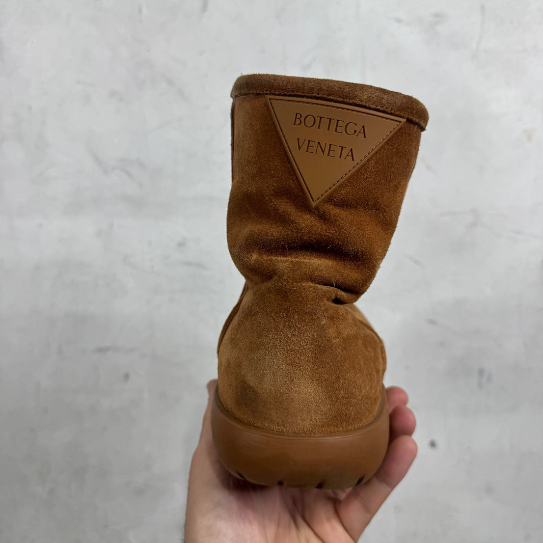 Bottega Veneta Suede Shearling Boots