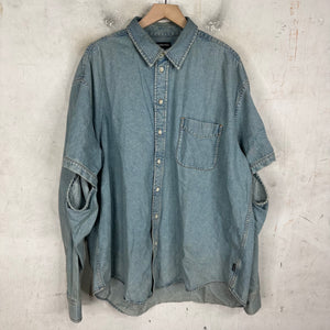 Balenciaga Denim Arm Slit Overshirt