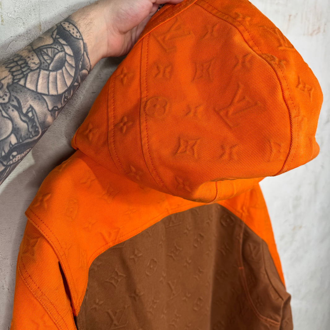 Louis Vuitton Orange Monogram Carpenter Jacket