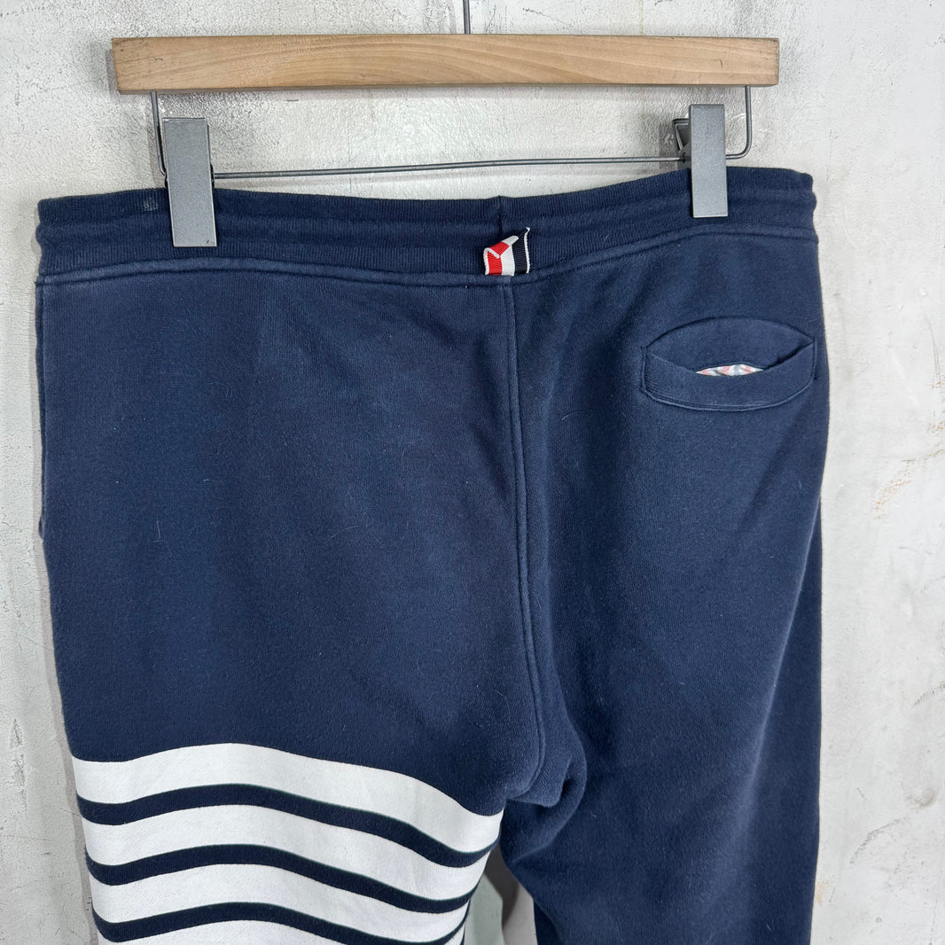 Thom Browne Navy Track Pants