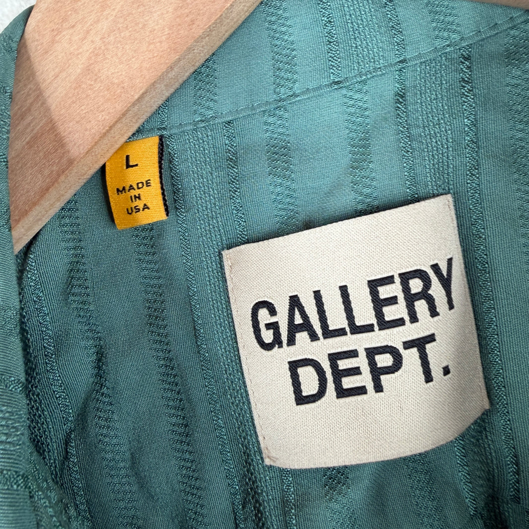 Gallery Dept Green Button-Up Shirt