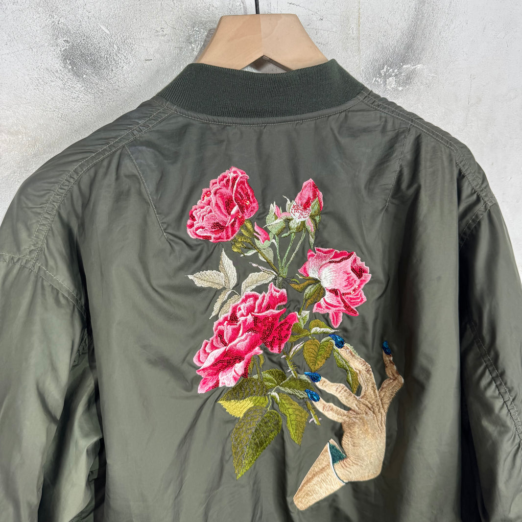 Undercover Sequined Embroidered Hand Bomber