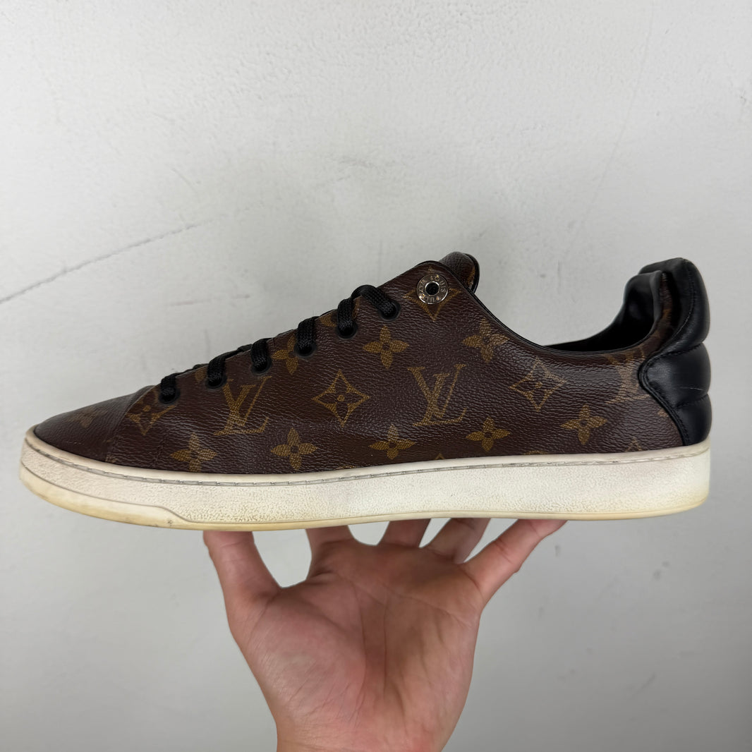 Louis Vuitton Brown Monogram Leather Low Sneakers