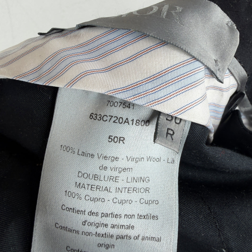 Christian Dior Black Wool Suit Set