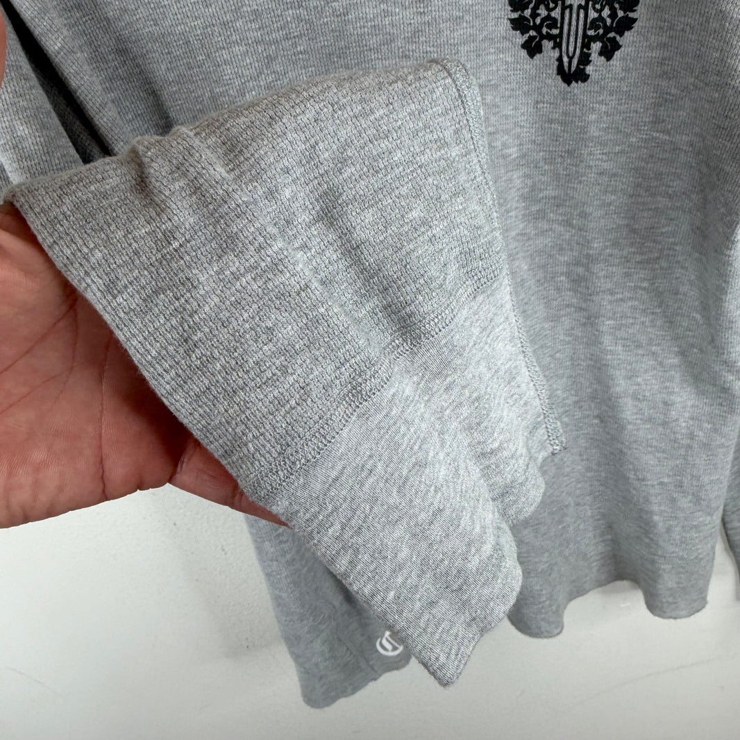 Chrome Hearts Gray Dagger L/S Thermal Shirt