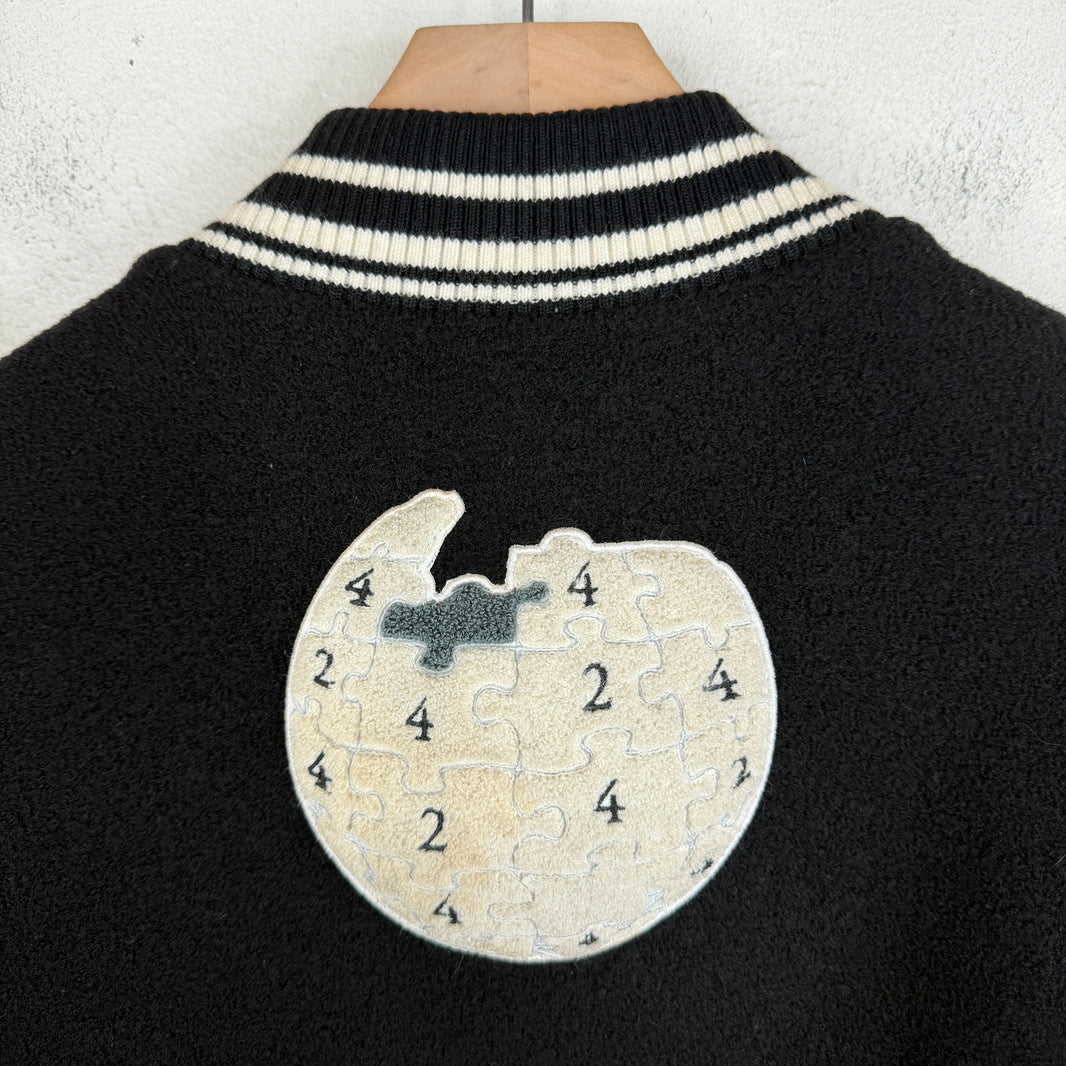 424 Wool Encyclopedia Varsity Jacket