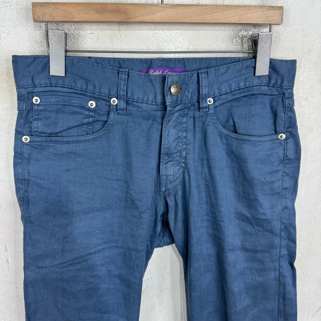 Ralph Lauren Purple Label Navy Trousers
