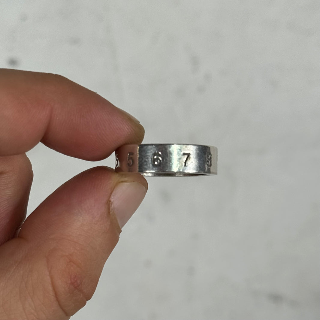 Margiela Numbers Scroll Ring