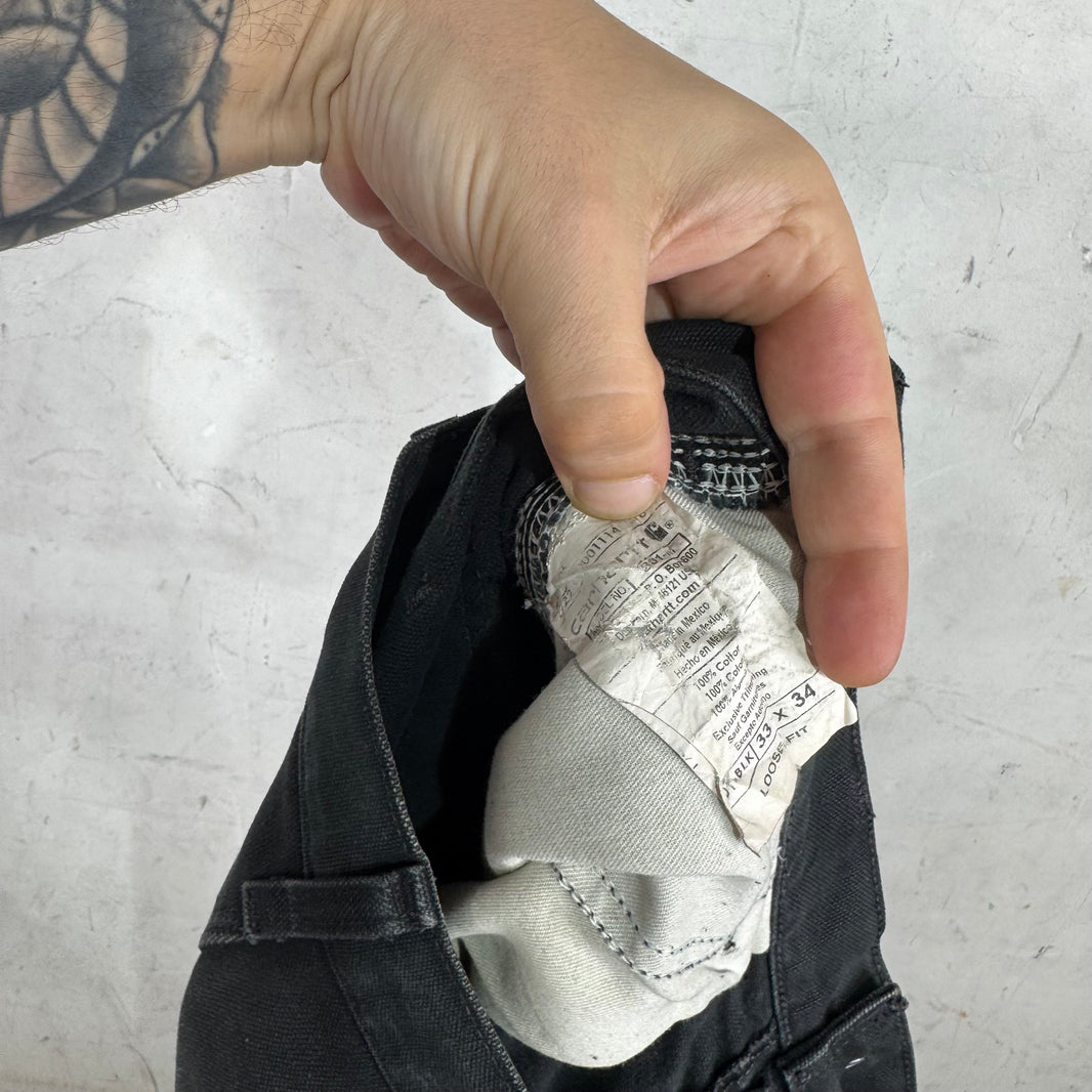 Carhartt Smoked Black Double Knees