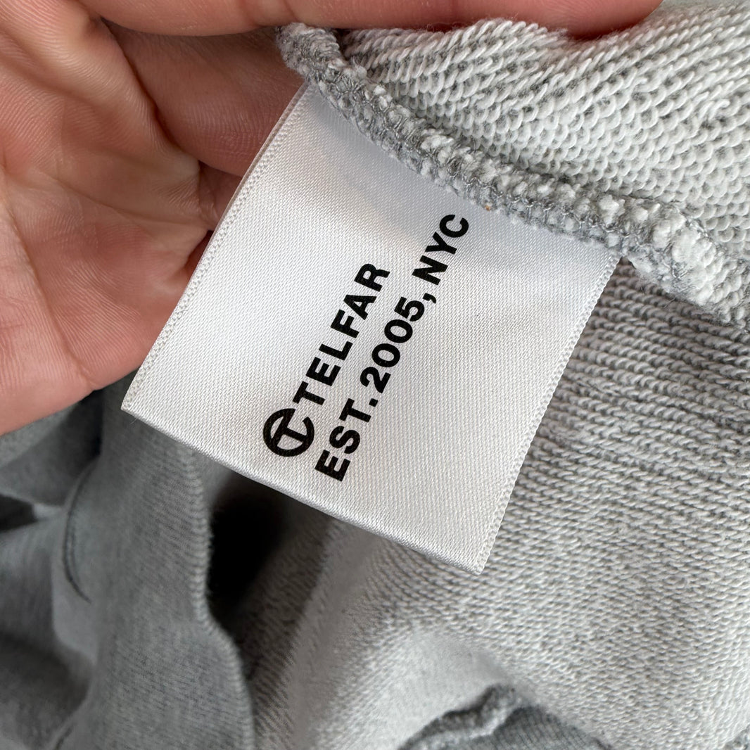 Telfar Cut-Out Zip-Up Hoodie