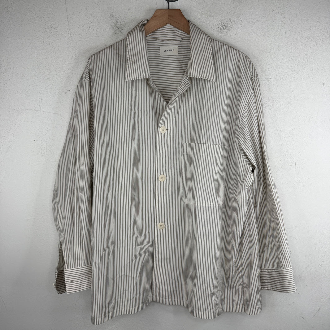 Lemaire Striped Button Up LS Shirt