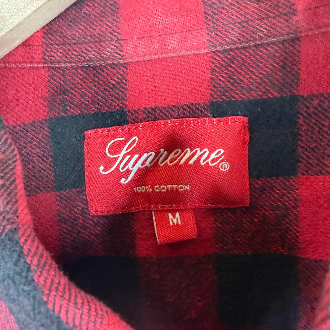 Supreme Red/Black Plaid Flannel