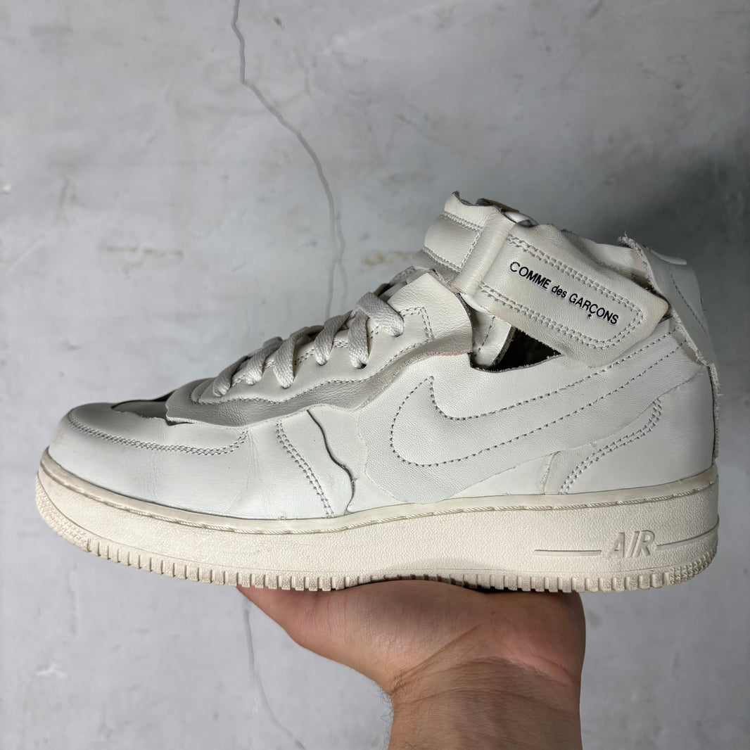 Nike x CDG White AF1 Mids