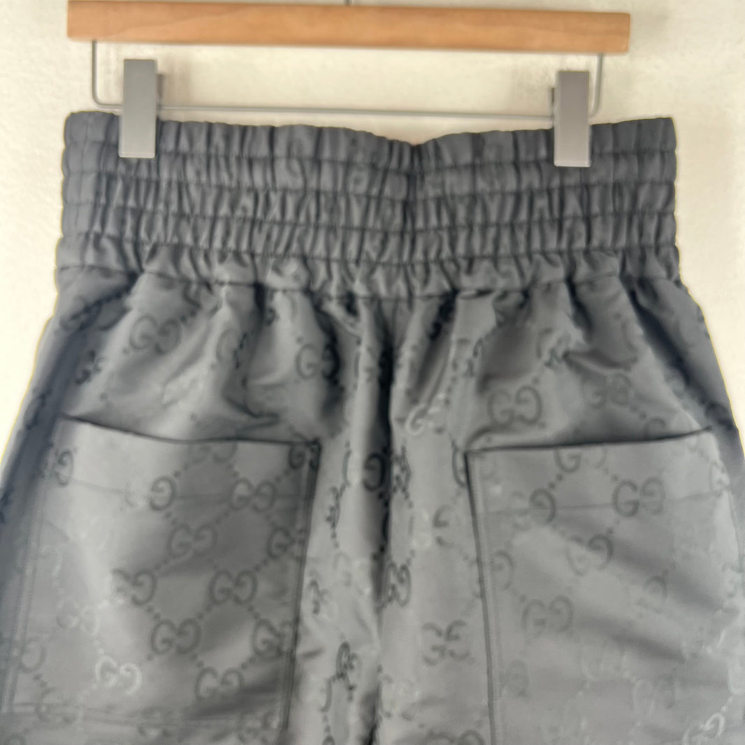 Gucci Monogram Jacquard Long Nylon Shorts