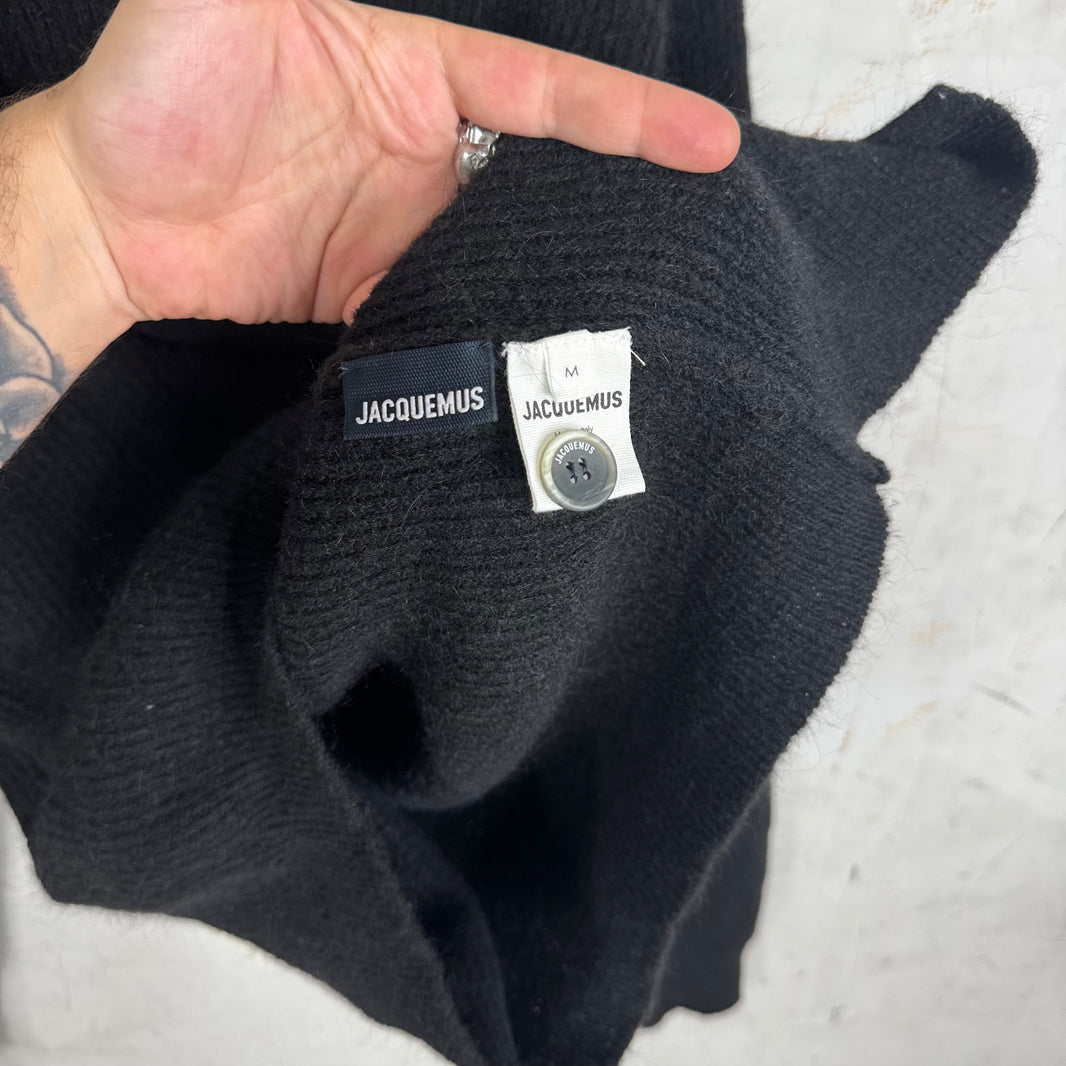 Jacquemus Asymmetrical Buttoned Cardigan Sweater