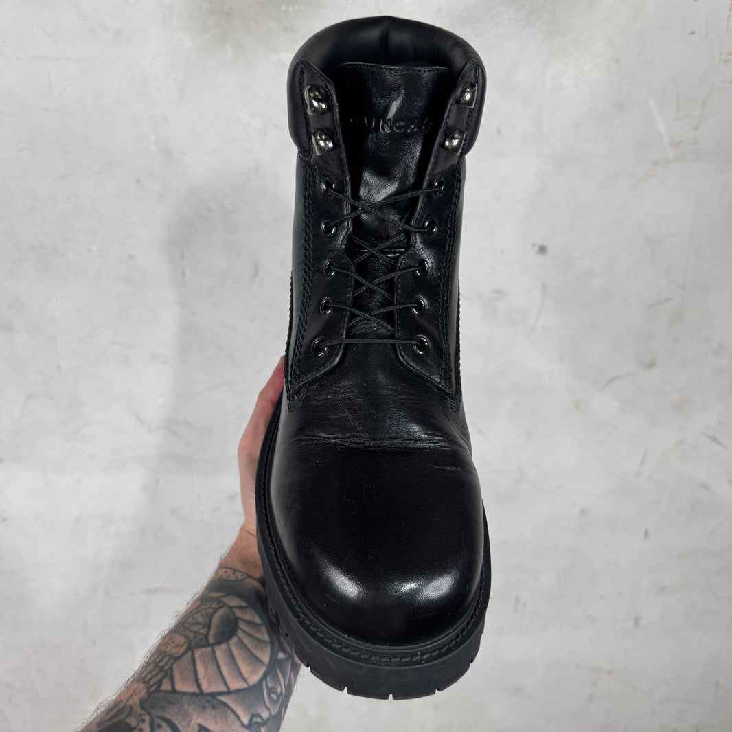 Givenchy Leather Lug Boots
