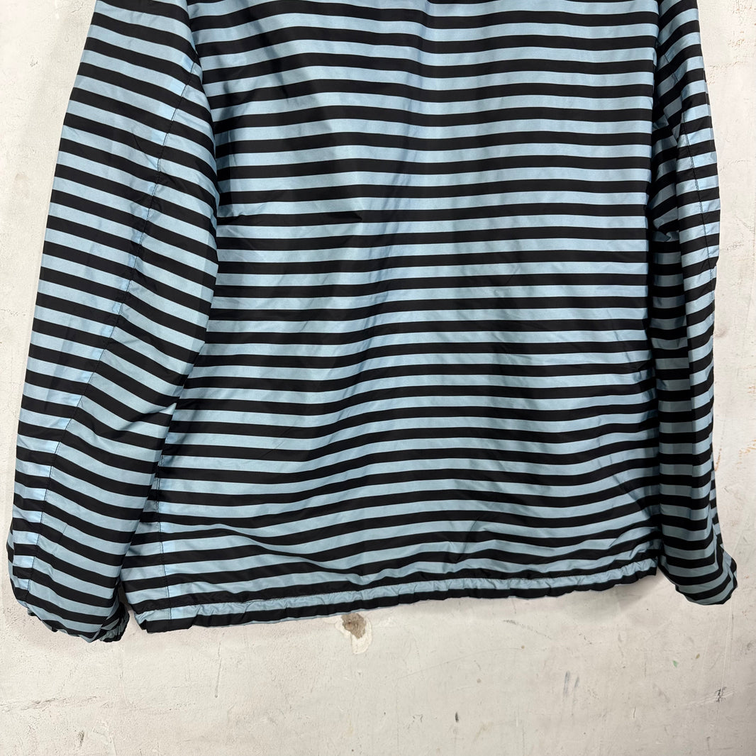 Prada Renylon Striped Reversible Windbreaker
