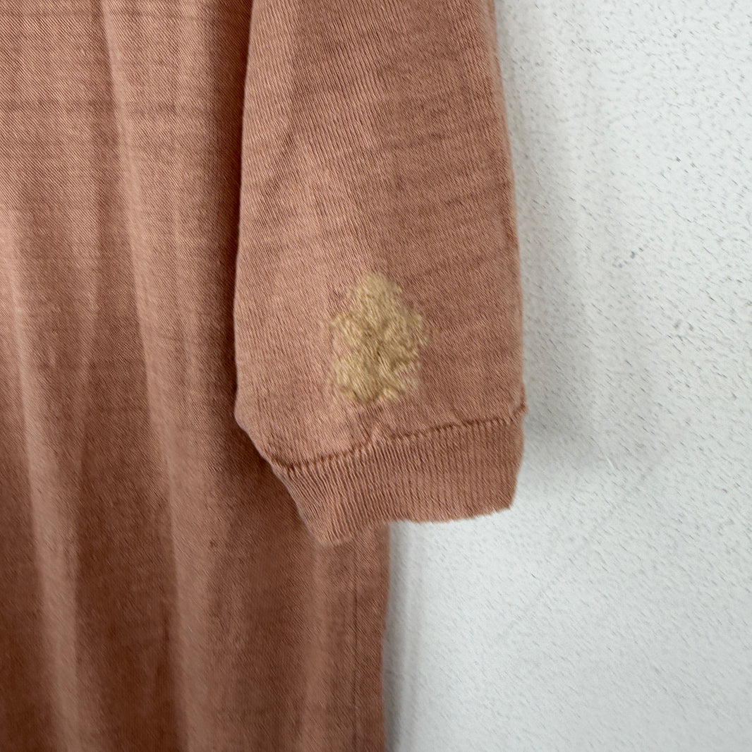 Margiela Pink Linen Polo T-Shirt