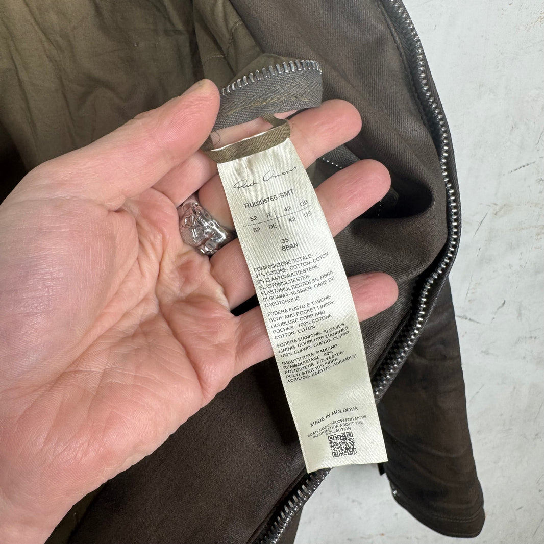 Rick Owens Brad Jacket Brown