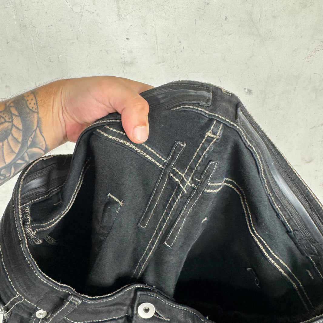 DRKSHDW Waxed Detroit Jeans