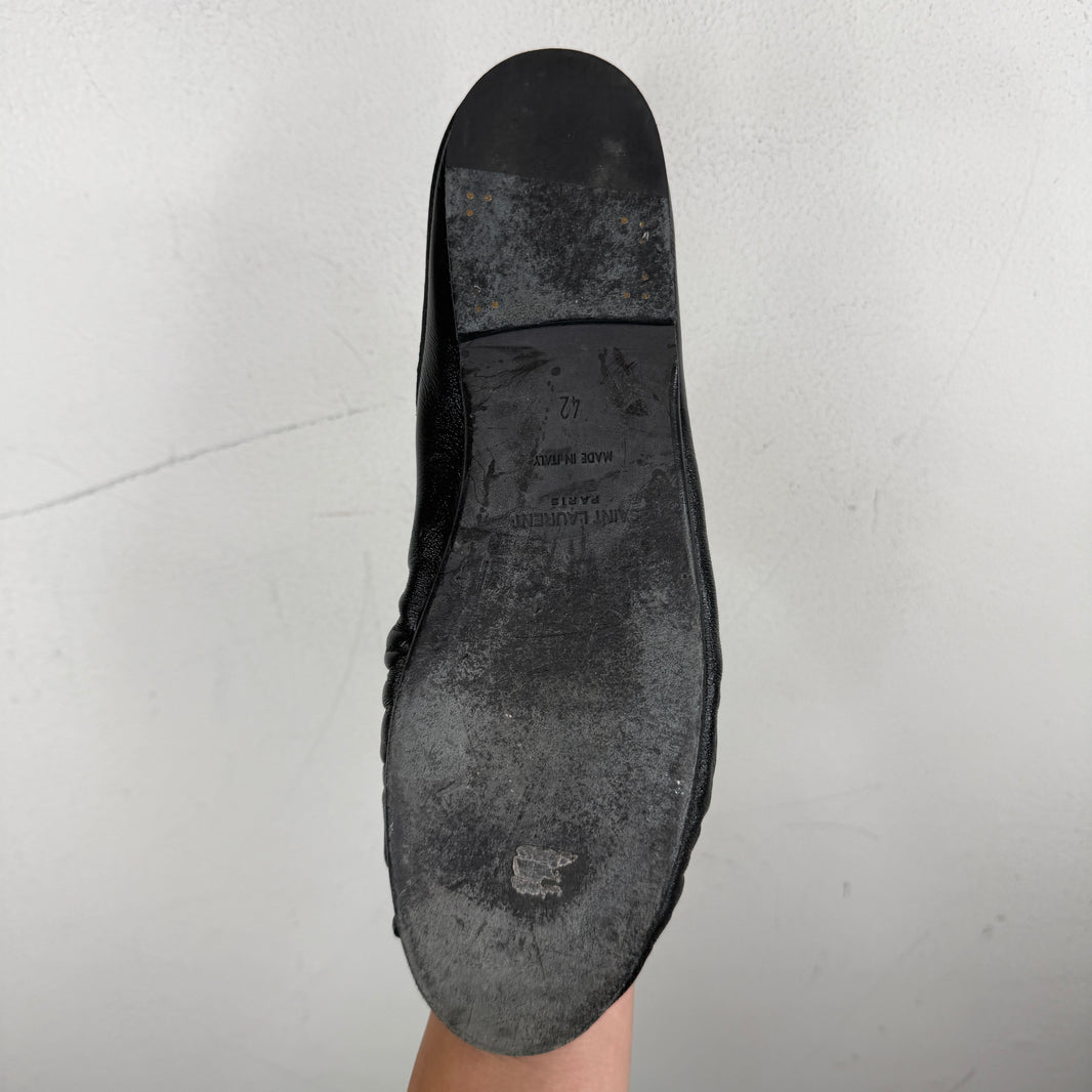 Saint Laurent Shiny Le Loafer Mules