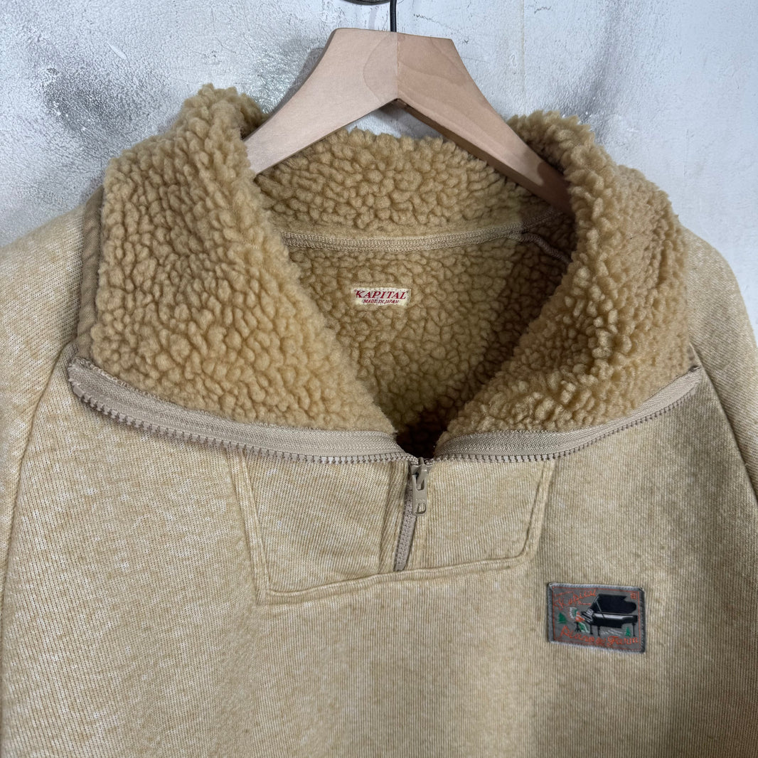 Kapital Beige Boa Fleece