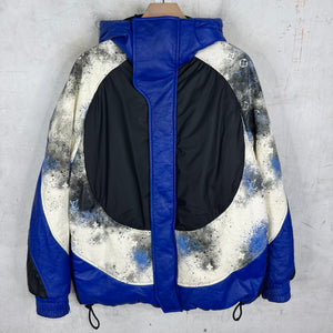 Louis Vuitton Leather Paneled Painter Down Jacket
