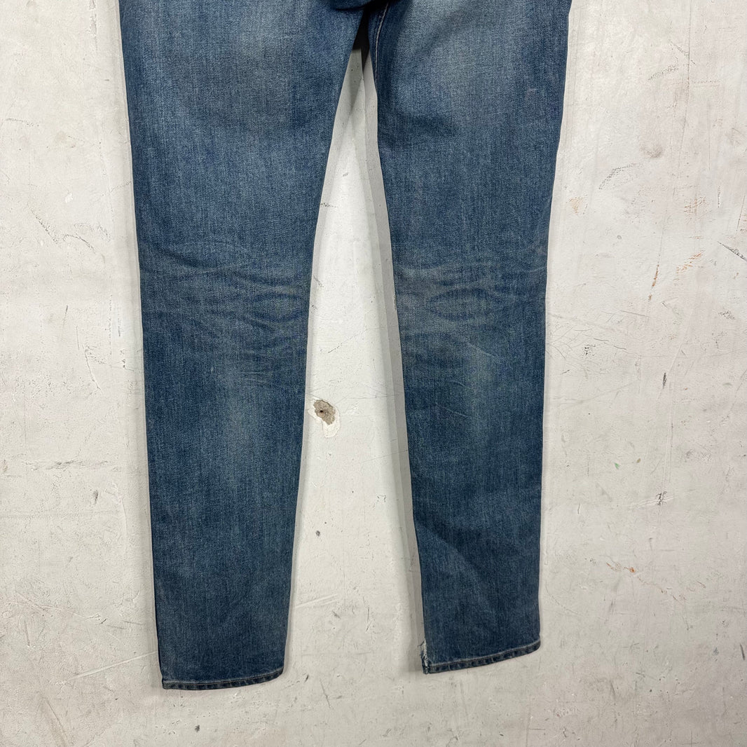 Celine Faded Blue Skinny Jeans